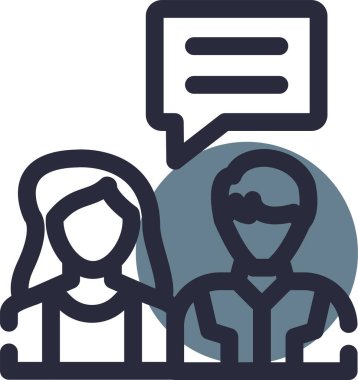 insanlar simge vektör illüstrasyonu