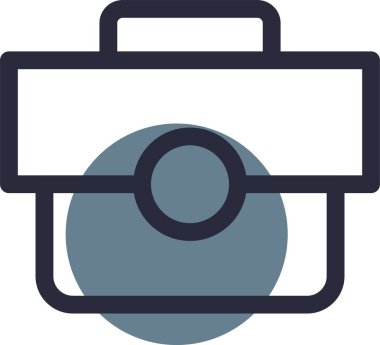 kamera simgesi vektör illüstrasyonu