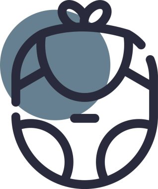 Modern b 'nin vektör illüstrasyonu eksik simgesi