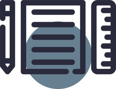 Dosya. Web simgesi basit illüstrasyon