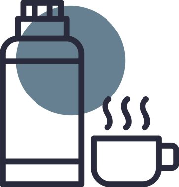 içecek ikonu. Beyaz arkaplanda izole edilmiş web tasarımı için ana hatlı içecek içecek vektör simgesi