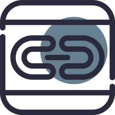 bağlantı simgesi vektör illüstrasyonu