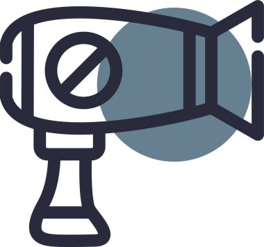 kamera lensi fotoğrafçılık simgesi