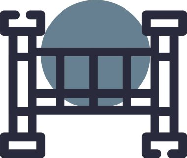 Salla. Web simgesi basit illüstrasyon