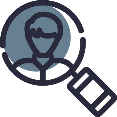 Ara. Web simgesi basit illüstrasyon