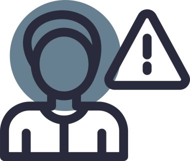 ünlem tehlike ikonu. Taslak çizimi. Web için uyarı vektörü sembolü