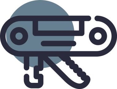 anahtar kilit simgesi renk dış hat vektörü