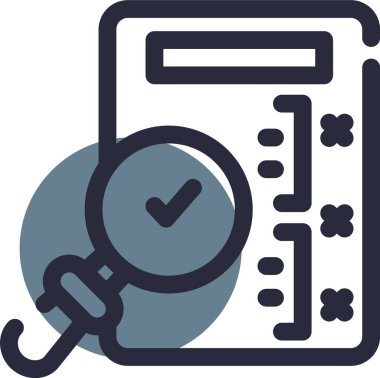 kontrol listesi simgesi doldurulmuş - taslak biçimi