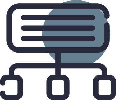 ağ web simgesi basit illüstrasyon