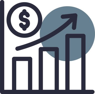 Dolar simgesi, vektör illüstrasyonu