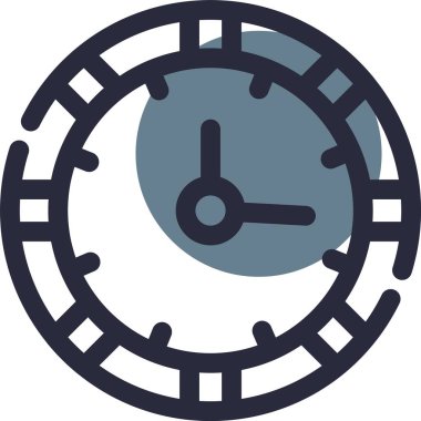 saat zaman çizelgesi biçiminde simge