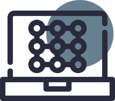 Ağ web simge vektör çizim