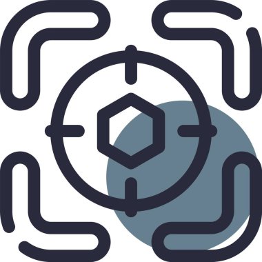 seo modern simgesinin vektör illüstrasyonu