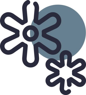 Çizgi film simgesinin vektör çizimi