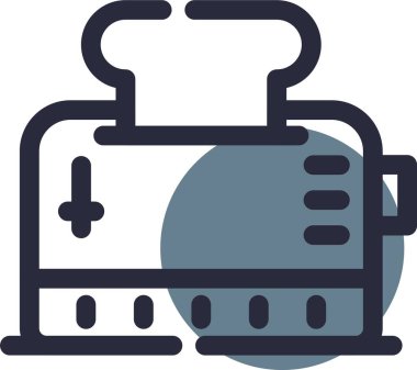 Mutfak aşçısı simgesi - taslak biçiminde