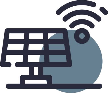 Klima. Web simgesi basit tasarım