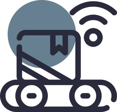 Modern b 'nin vektör illüstrasyonu radyo simgesinden yoksundur