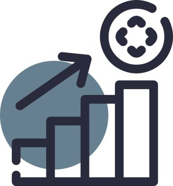grafik ikonu vektör illüstrasyonu