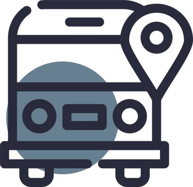 tren simgesi, vektör illüstrasyonu