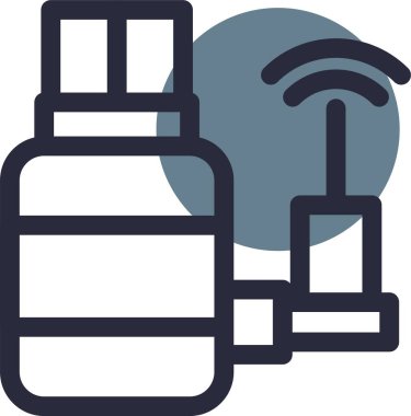 Parfüm. Web simgesi basit illüstrasyon