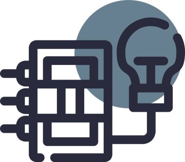 Ampul Simgesi, Vektör illüstrasyonu