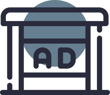 Pencere. Web simgesi basit illüstrasyon