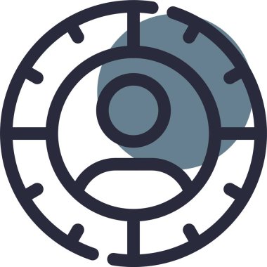 Radar. Web simgesi basit tasarım