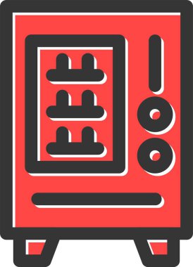 Fırın. Web simgesi basit illüstrasyon