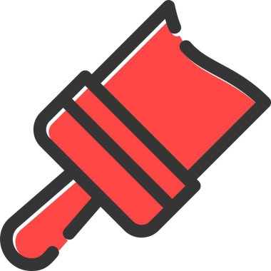 çekiç simgesi. Düz tasarım stili