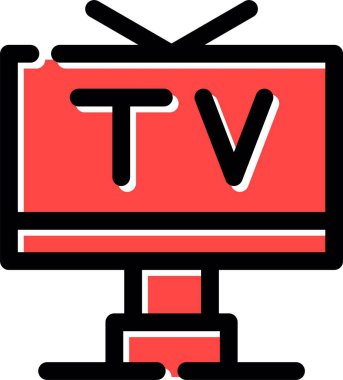 TV vektör illüstrasyonu