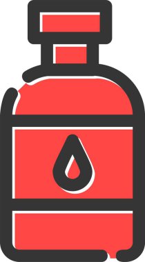 Benzin deposunun vektör simgesi