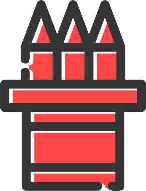 Çizgi film binasının vektör çizimi