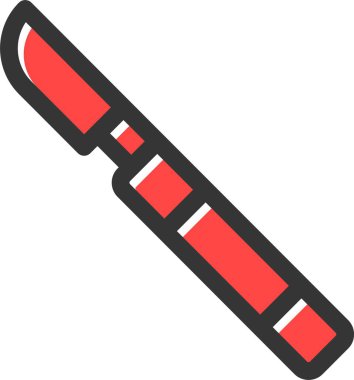 Kalem. Web simgesi basit illüstrasyon