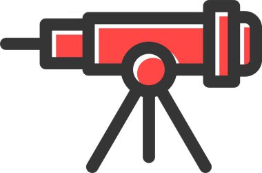 Kamera simgesi, basit vektör illüstrasyonu