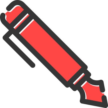 Boya. Web simgesi basit illüstrasyon