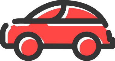 araba simgesi işareti ve sembol beyaz arkaplan üzerinde izole edilmiş, araba logosu sembolü