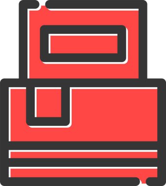 Dosya. Web simgesi basit illüstrasyon