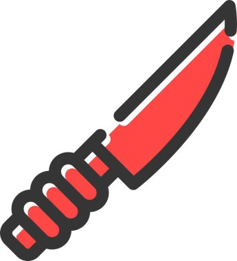 Bıçak bıçak simgesini kesme biçimi