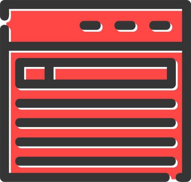 tarayıcı pencere web simgesi vektör illüstrasyonuName