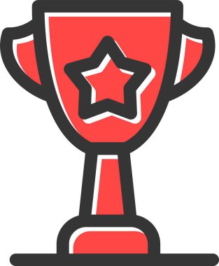 Ödül kupası kazanan simge