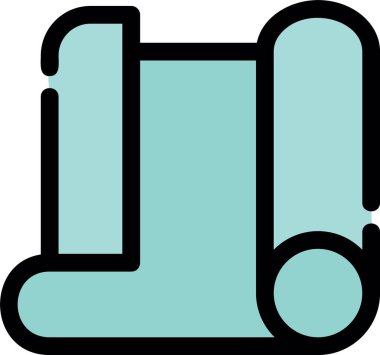 kitap simgesi ve vektör illüstrasyonu beyaz arkaplanda izole edildi