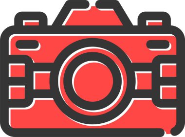 Kamera. Web simgesi basit tasarım