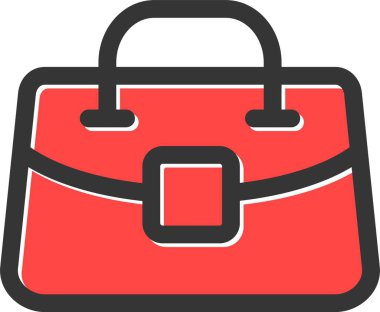 çanta çanta simgesi doldurulmuş özet biçimi