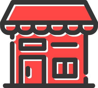 mağaza simgesini düz bir şekilde sakla