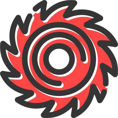 Kırmızı ve beyaz arkaplanın vektör çizimi