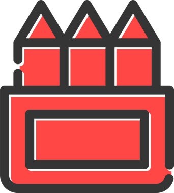 kalem tasarımı ikon vektör illüstrasyon tasarımı