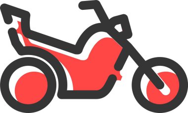 Chopper Icon, Simple Web Vector Illustration clipart