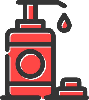 Benzin deposu. Basit vektör illüstrasyonu