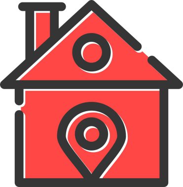 ev konumu pin simgesi