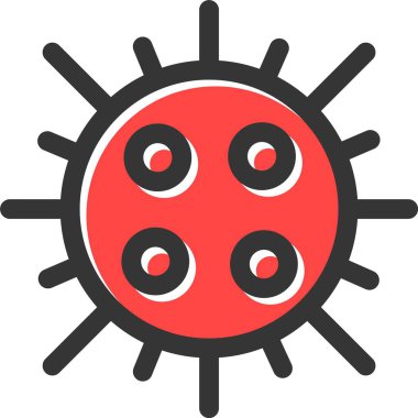 bakteri virüsü simgesi